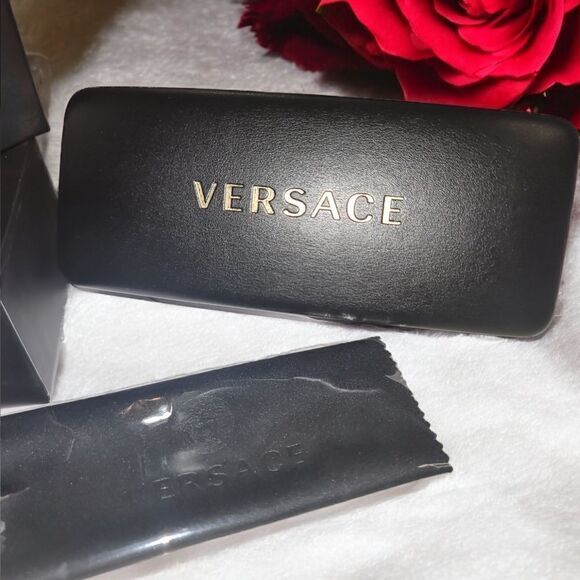 Versace Eyeglass Case with Box, and Dust Cloth - Picture 3 of 4